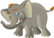 Мультяшный слон: скачать картинки, стоковые фото Мультяшный слон в хорошем  качестве | Depositphotos